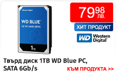 Твърд диск 1TB WD Blue PC
